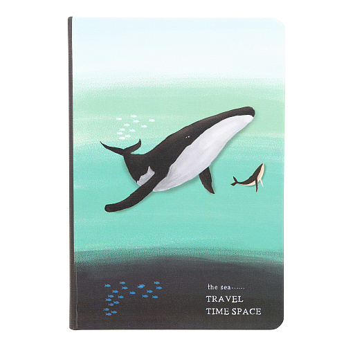 Блокнот "Whale" (бирюзовый)