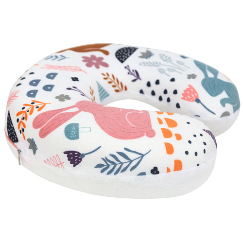 Подушка для путешествий "Кролики", Memory Foam