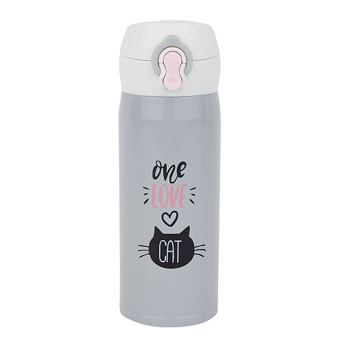 Термос "One love cat"