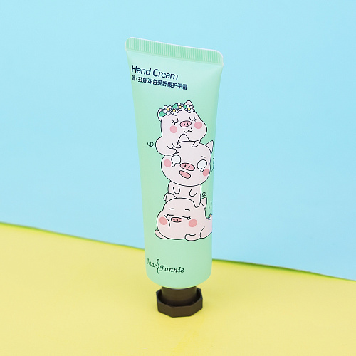 Крем для рук фруктовый "Веселые зверята" мятный