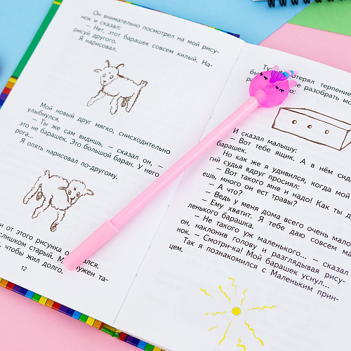 Ручка "Пончик-единорог" розовый