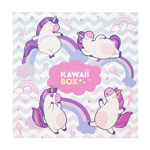 Коробка подарочная "Единорожки"