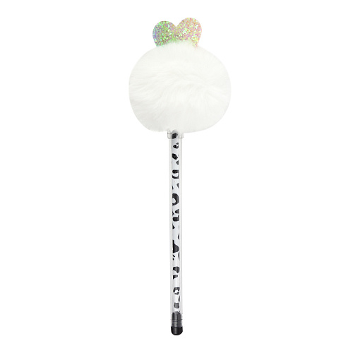 Ручка "Pom Pom" (белая с сердечком)