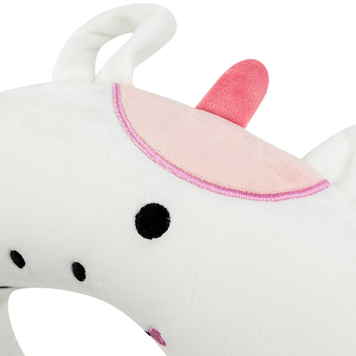 Подушка для путешествий "Бычок" (белый)