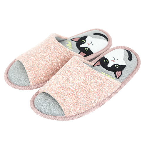 Тапочки "Hello Cat" (розовые)