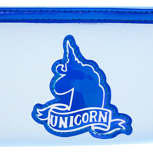 Пенал "Transparent unicorn" (синий)