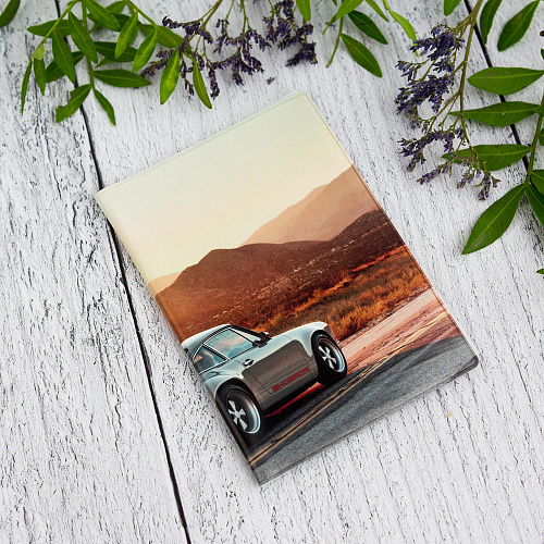 Обложка на автодокументы "Porsche grey"