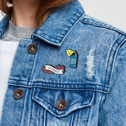 Набор значков "Feminist"