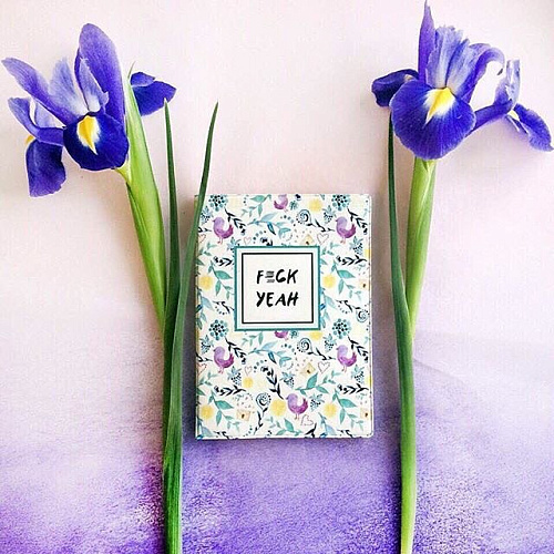 Обложка для паспорта "F*ck yeah"