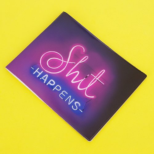 Обложка на зачетную книжку "Shit"