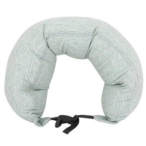 Подушка для путешествий с застежкой-карабином (голубая)