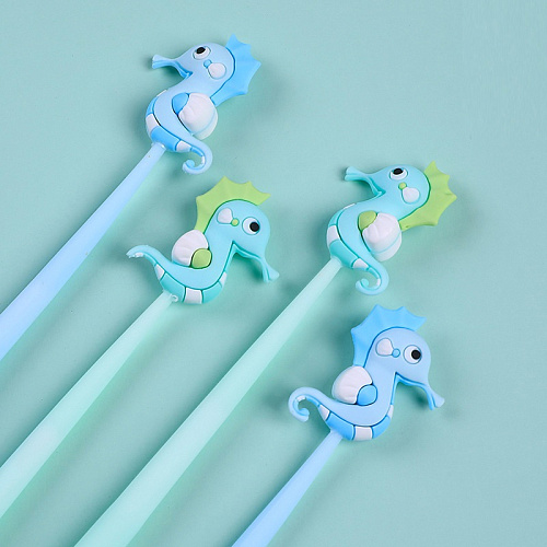 Ручка "Морской конек" голубой