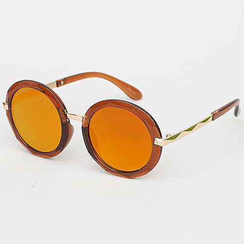 Очки "Retro Round" (желтые)