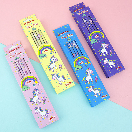 Набор карандашей "Единорожки" (розовый)