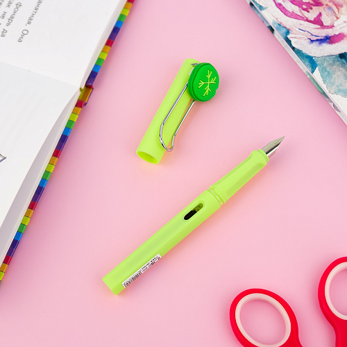 Ручка "Офис милота" салатовый