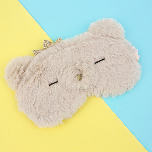 Маска для сна "Мишка с короной"