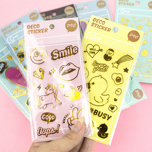 Наклейки "Gold ver.3" (smile)