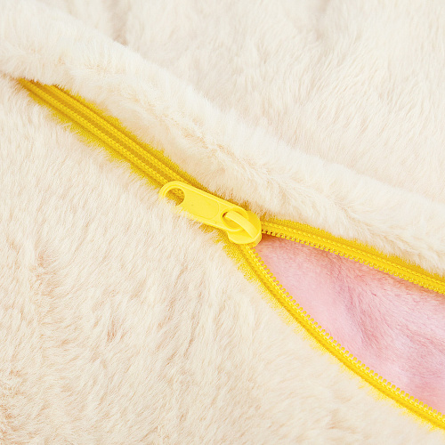 Игрушка-подушка "Котик с пледом" (белая) 35*40см