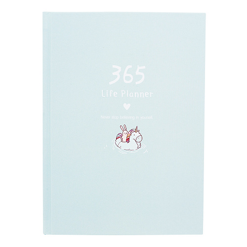 Ежедневник "365" Зайка и единорог