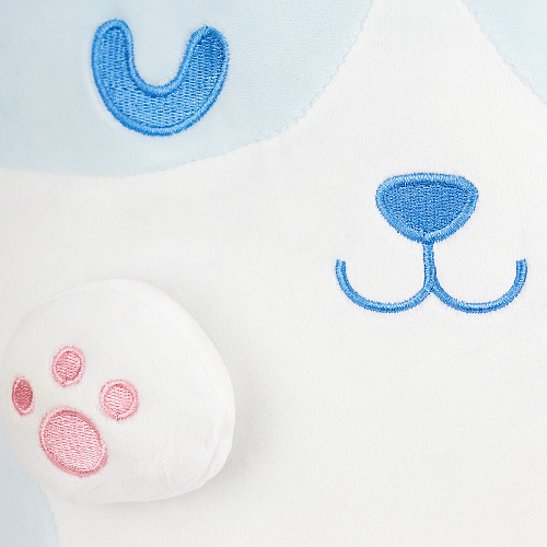 Игрушка-подушка "Котя-плюшка" (голубой) 45*30см