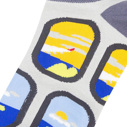 Носки короткие "Самолеты"