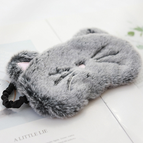 Маска для сна "Grey cat"