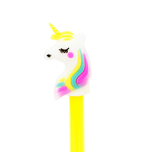 Ручка "Единорог радужный" желтый