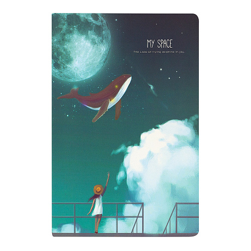 Тетрадь "My space" (девушка в шляпе)