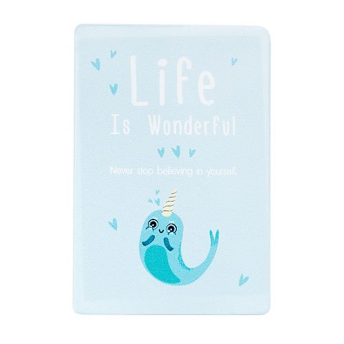 Держатель для проездного "Life is unicorn-fish"
