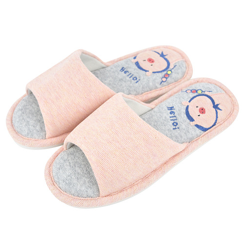 Тапочки "Hello Pig" (розовые)