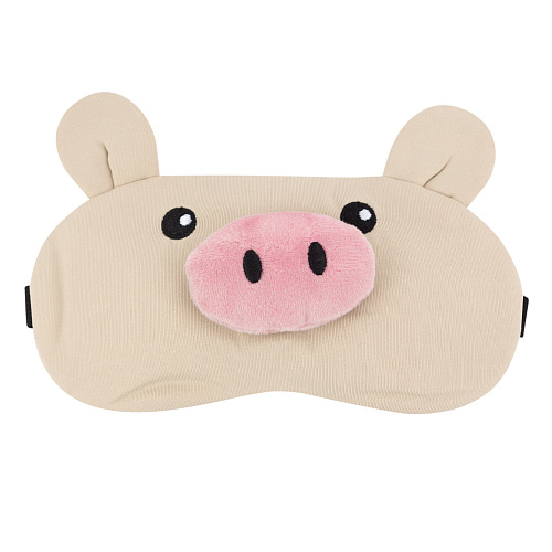 Маска для сна "Свинка" (бежевая)