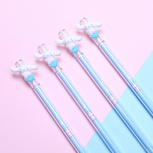 Ручка "Зайка-ушастик" (голубое сердечко)