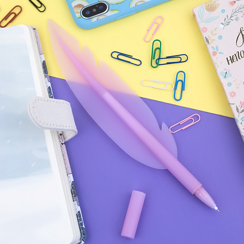 Ручка "Feather" (ярко-розовая)