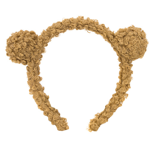 Ободок-повязка "Ушки мишки" (коричневый)