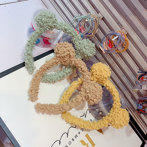 Ободок-повязка "Ушки мишки" (коричневый)