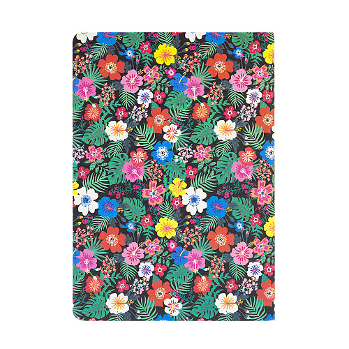 Блокнот "Flowery tropical" (черный)