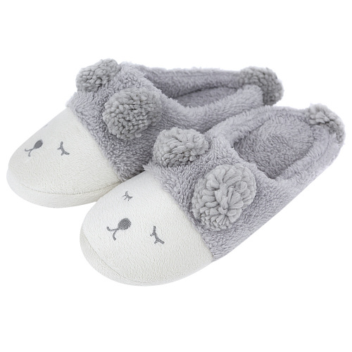 Тапочки "Овечка спит" (серый)