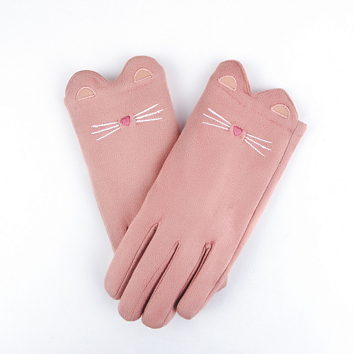 Перчатки "Котики" (розовые)