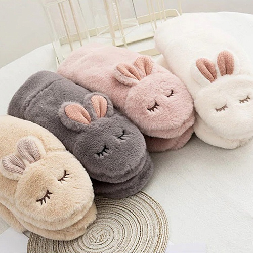 Варежки "Кролики" (серые)