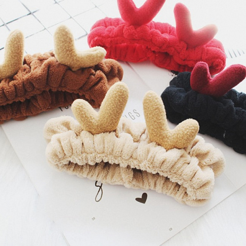 Повязка на голову "Бемби" (бежевый)