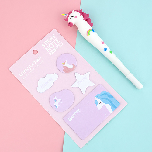 Набор стикеров для записей "Magic unicorn" (розовый)