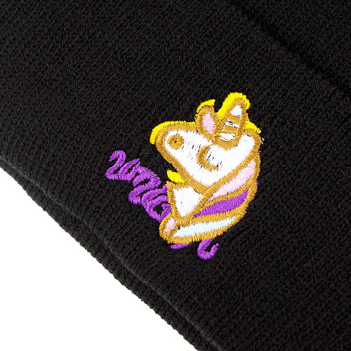 Шапка "Единорог" (черная)