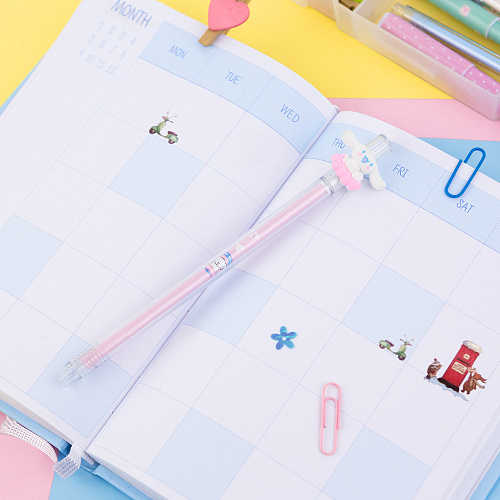 Ручка "Зайка-ушастик" (розовая тучка)