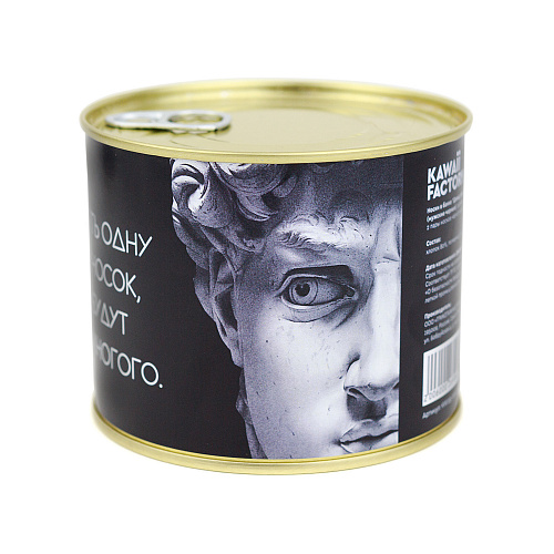 Носки в банке "Давид советует" (мужские, черные)