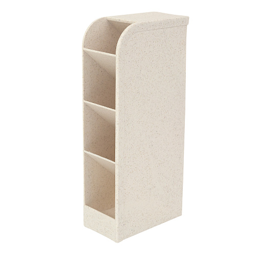 Подставка для ручек узкая (бежевая)