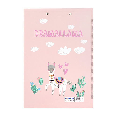 Папка-планшет "Llama" (розовый)