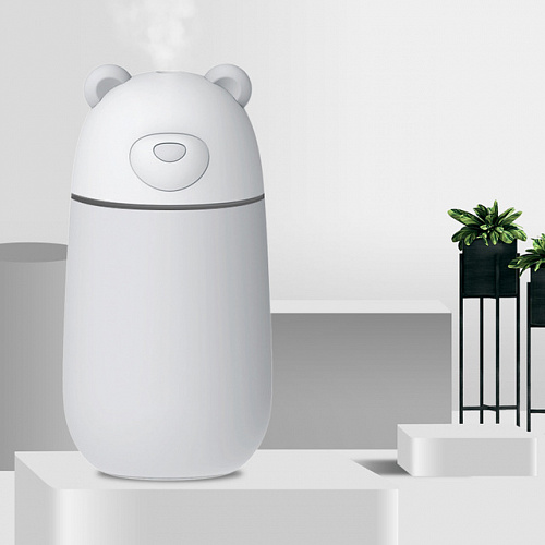 Ночник-увлажнитель 2в1 "Мишка" (серый)