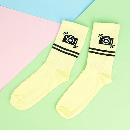 Носки "Фотоаппарат", разм.35-39