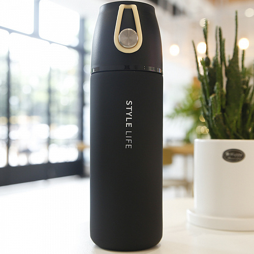 Термос "Style life" (черный)