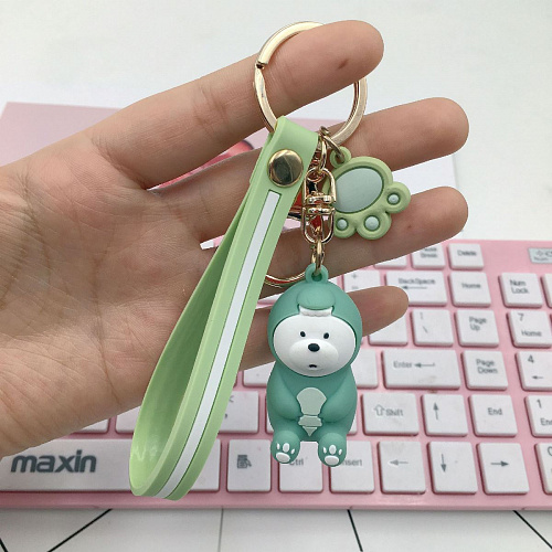 Брелок "Мишка-дино"